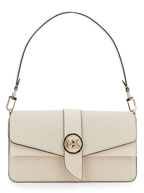 greenwich saffiano leather shoulder bag.